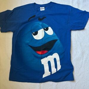 M&M'S Blue Short Sleeve Tee with Iconic Character